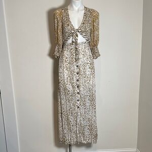 Free People String Of Hearts Printed Maxi Dress